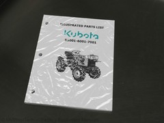Kubota B5001, B6001, B7001 Tractor Parts Manual Exploded View Diagram Book