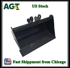 AGT 1000mm Mini Excavator Attachment 40 in Bucket Without Teeth