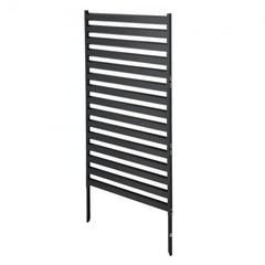 Metal Privacy Screen, 38″ W x 60″ H Freestanding Modern Privacy Fence, Garden Di