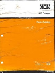 Case 550 Crawler Parts Catalog Manual J I Case Tenneco Printed USA