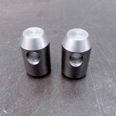 John Deere Quick Attach Weld Bracket Loader Bucket Bottom Pins Lot of (2) USA