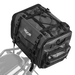 Motorcycle Tail Bag, 40-60 L Expandable Motorcycle Rear Seat Bag with Waterproof