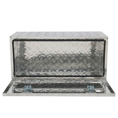 36″ Aluminum Under Body Toolbox 5 Bar Tread Silver