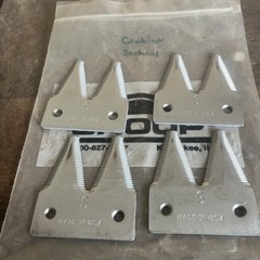 5 NOS Tiger Jaw Sickle Sections From Shoup