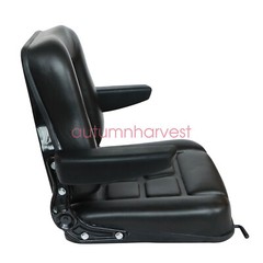 Universal Lawn Mower Tractor Seat Forklift Seat Adjustable With Armrest