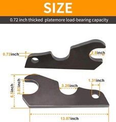 Quick Attach Excavator Bucket Ears for Kubota U35 KX71 KX91 KX121 KX040 KX033
