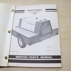 GENERAL HYDRAULIC POWER UNIT 400 500 Operator Maintenance Parts Manual book list
