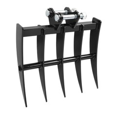 Rake Attachment Tools For Mini Excavator 1-1.5 Ton Excavator Digger Heavy-duty