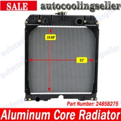 Aluminum Core Radiator with Radiator Cap For Perkins 3.1524 D3.152 #2485B275