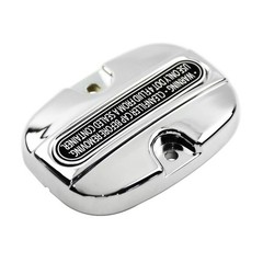 Chrome Rear Brake Master Cylinder Cover For Harley Touring Road King FLHR Str…