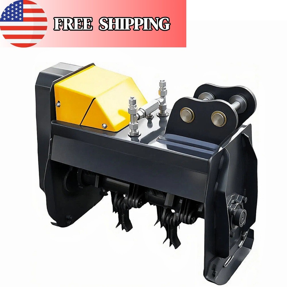 600mm Excavator Flail Mower Attachment, 25mm Pin, 92mm Center, 105mm Ear Width |