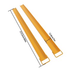 Forklift Extensions 84”*4.5″ Heavy Duty Steel Pallet Fork Extensions