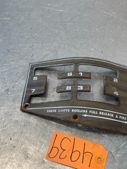 1979 Massey Ferguson MF 2775 Tractor Shift Lever Guide Panel