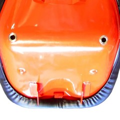 Black & Orange Seat 34200-18400 Fits Kubota L1500 L1501 L1801 L2000 L2201