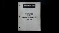 Quicksilver Service and Maintenance Tools Manual 90-86141-2 1988 USA