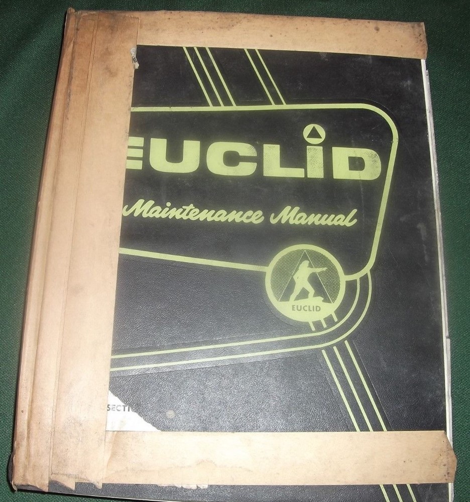 EUCLID OVERHAUL SERVICE SHOP REPAIR WORKSHOP MANUAL FOR GM V-71 DIESEL ENGINE