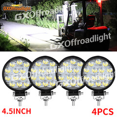 Fit for LED Forklift Front Light 12V Loader Headlight Excavator 4” Work Light