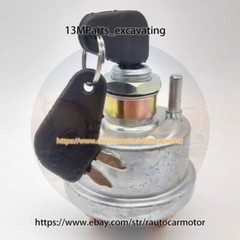 For CAT E320B E320C Excavator 2 Lines Ignition Switch with Key 7N-0718 7N0718