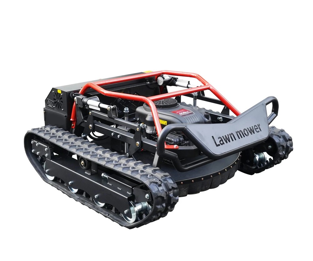 Remote Control Lawn Mower 22HP Tracked Off-Road Grass Cutter