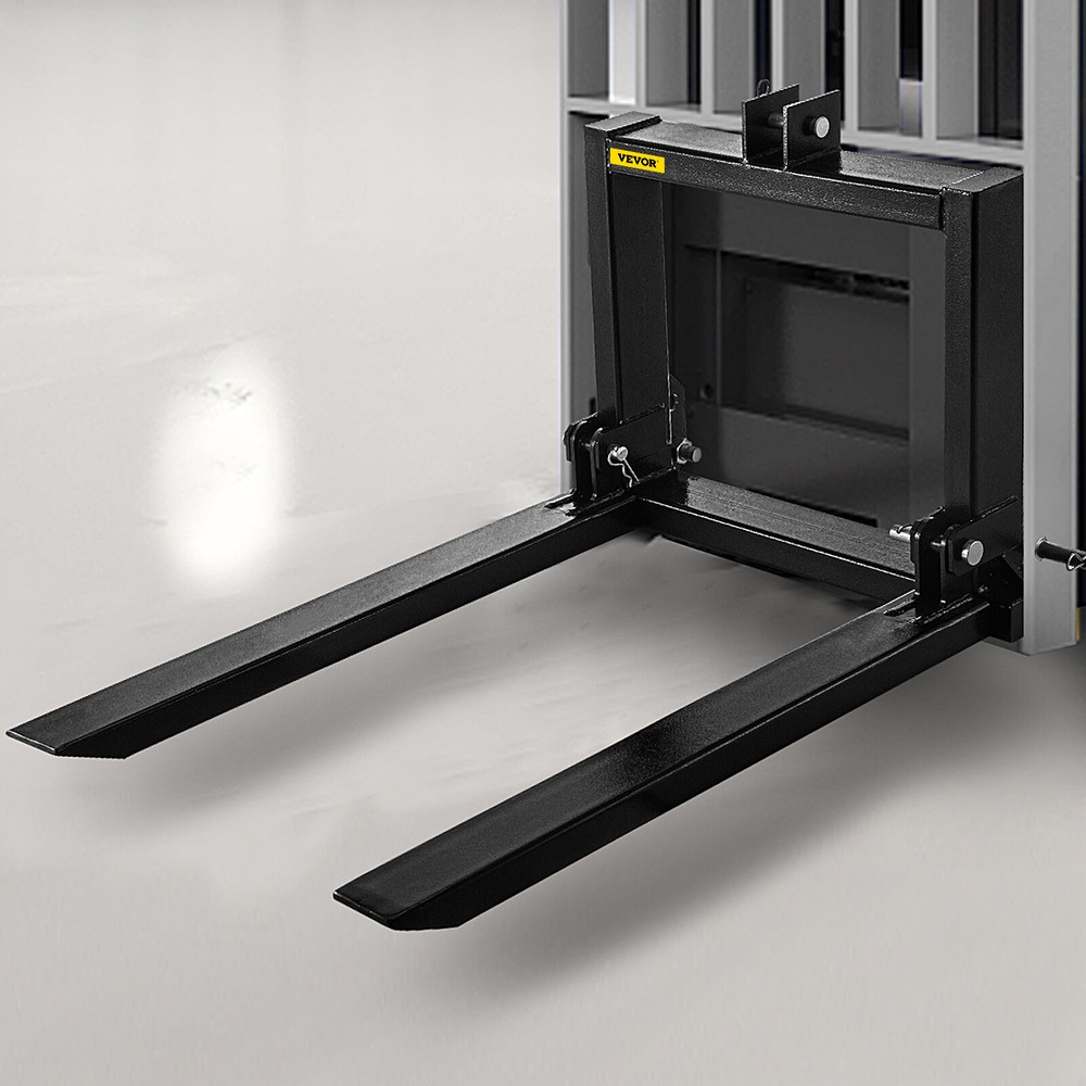 VEVOR 3 Points Hitch Pallet Fork 2200lbs Pallet Mover 1T Tractor Heavy Equipment