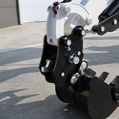 25mm Pin Mini Excavator Quick Coupler w/ Grease Fitting 90mm Span Hitch