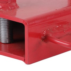 2″ Clamp On Forklift Hitch Receiver Trailer Towing Adapter with Chain