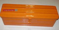 5A3OR STEEL ORANGE TRACTOR TOOL BOX for Allis Chalmers Kubota Kioti Tractor Ind