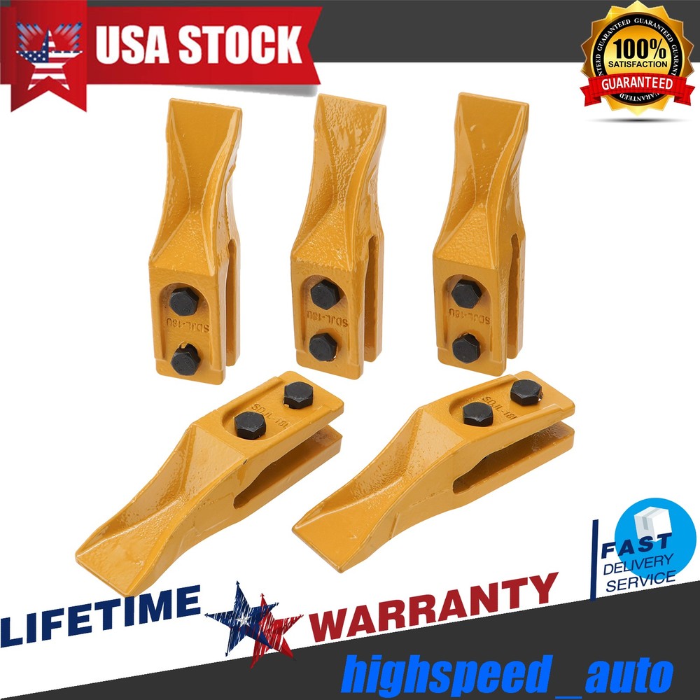 10X 6684447 Bobcat Skid Steer Bucket Unitooth Trenching Bucket Teeth w/Hardware
