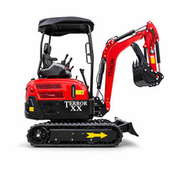 TYPHON TERROR XX 4000lb Mini Excavator Kubota D902 Engine Double Auxiliary Valve