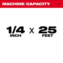 Milwaukee 48-2-57-60 25′ Dual Grip Hand Auger w/ Quick Switch Cable Lock