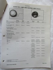 1992 Deutz Allis Chalmers Tractor Electrical Equipment Head Lamps Catalog Manual