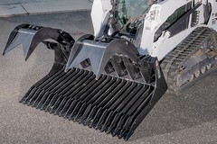 84″ Extreme Duty Rock Grapple Bucket for Skid Steer Universal Fitment