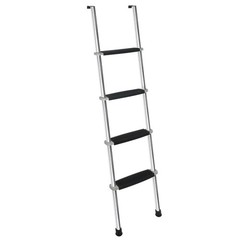 62″ RV Bunk Ladder – 4 Wide Steps, Aluminum with Anti-Slip Rubber Feet