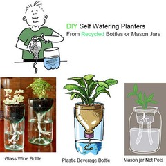 ORIMERC 150 feet 1/4 inch Self Watering 150 (1/4 inch), 150