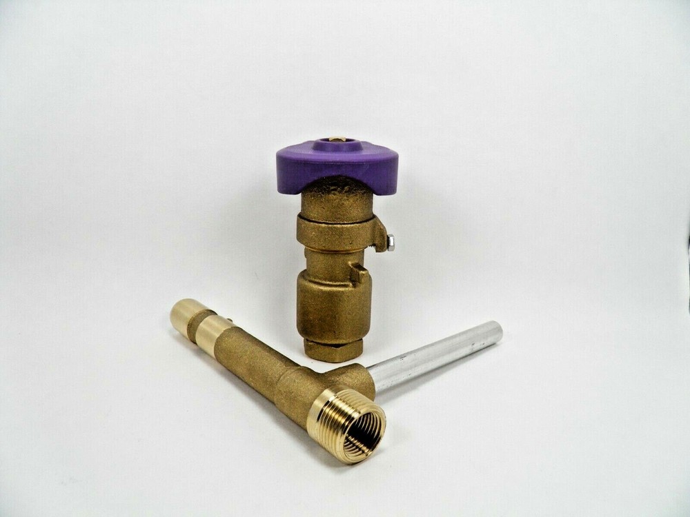 RECLAIMED WATER COMBO 3/4″ BRASS QUICK COUPLER VALVE -LOCKING COVER RAIN BIRD