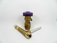 RECLAIMED WATER COMBO 3/4″ BRASS QUICK COUPLER VALVE -LOCKING COVER RAIN BIRD