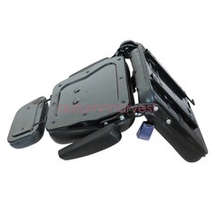 Tractor Forklift Seat Excavator Universal Adjustable Backrest Armrest Safty Belt