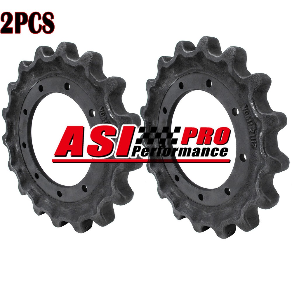2pcs Rear Sprocket For Kubota SVL90 SVL95-2 SVL97-2 V0611-21112 Undercarriage