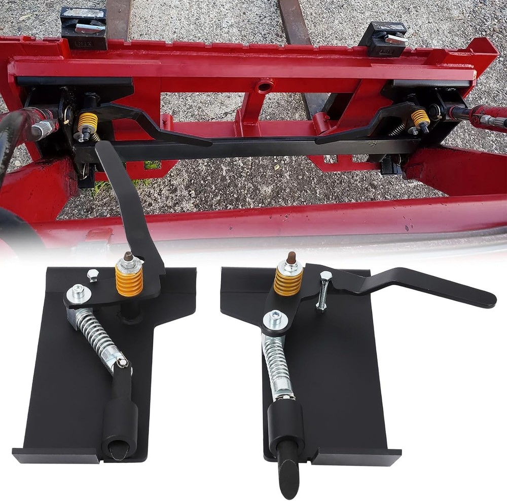 3500lbs Weld On Skid Steer Quick Attach Conversion Adapter Quick Tach Latch Box
