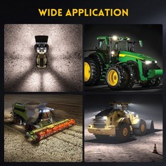 4PCS LED Work Lights 12V Flood Lamp Pods For Truck, Tractor ,Boat, UTV ,ATV, 4WD