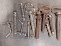 Lot Used Agricultural Pins For Clevis Hitch tractor farm