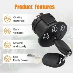 Ignition Switch with 2 Keys Compatible with 1023E 1025R 1026R 2025R 2026R 3025E