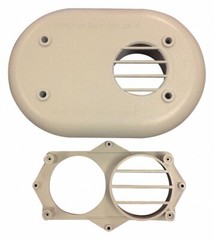 Flush-Mount Vent Kit Direct 8inHx12inW