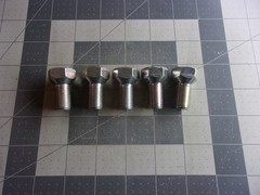 A&I Prod A-559470 (5) Tapered Head Lug Bolts M14x1.5Px20mm Long 310 350