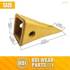 1U3202 J200 Excavator Bucket Teeth with Pins 8E6208 Retainers 8E6209 – 5 Pack