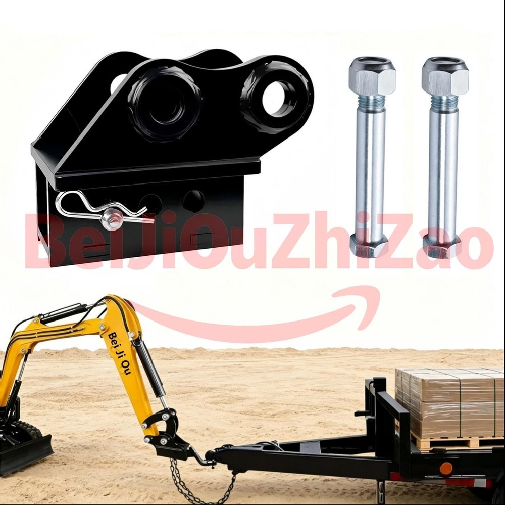 Trailer Hitch Receiver Attachment – Fits 0.8T–1.8Ton Mini Excavator