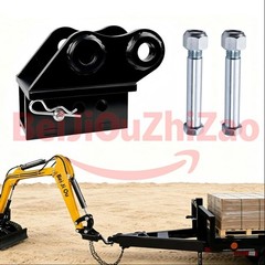 Trailer Hitch Receiver Attachment – Fits 0.8T–1.8Ton Mini Excavator