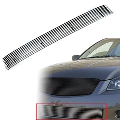 Fits 2005-2006 Nissan Altima Bumper Lower Front Polished Billet Grille Insert