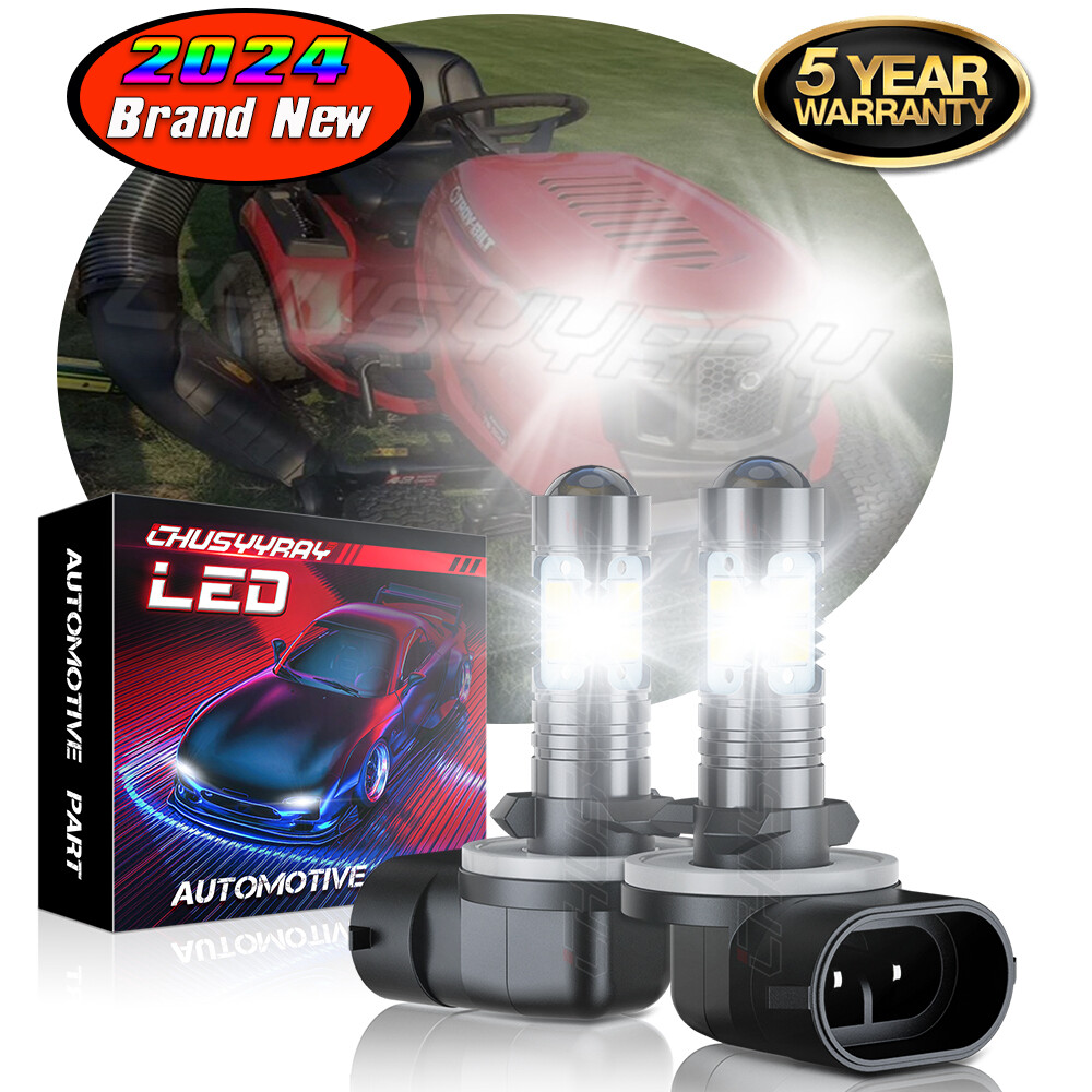 2 SUPER Bright LED light bulbs for Holland / Case HALOGEN Bulb 9847313 12v 37.5w