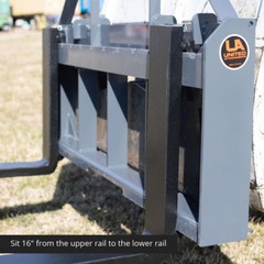 Titan Attachments 48” Pallet Fork Blades, Class II Pallet Forks And Accessories